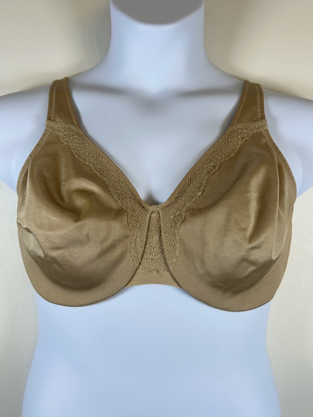 Bali Size 38DD/38E Tan Full Coverage Underwire Bra - Picture 2 of 8